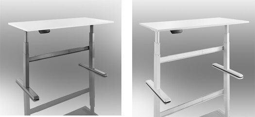 Electrically height adjustable tables