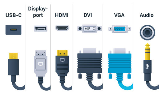 Connections in monitors