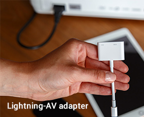 Lightning-AV adapter