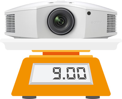 Heavy and large projectors
