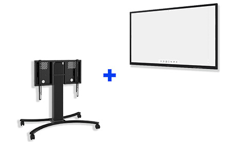 Samsung Flip 2 WM85R Bundle inkl motorisch hoehenverstellbarem celexon Flip 2 Rollwagen
