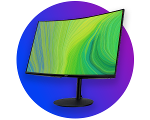 Curved monitors