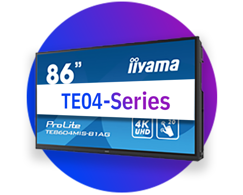 Interactive touch displays for the classroom(TE04-Series) 