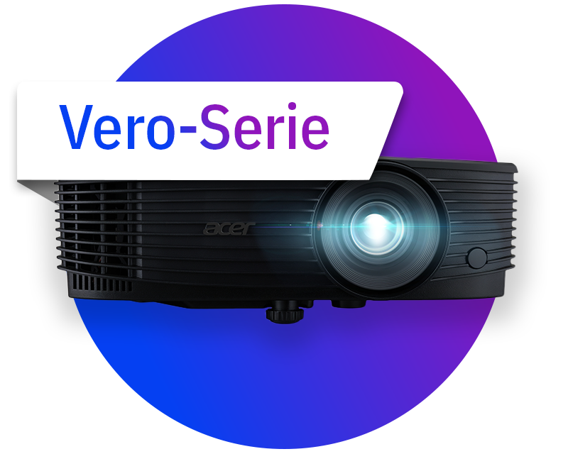 Acer energy efficient projectors with low environmental impact (Vero-Series)