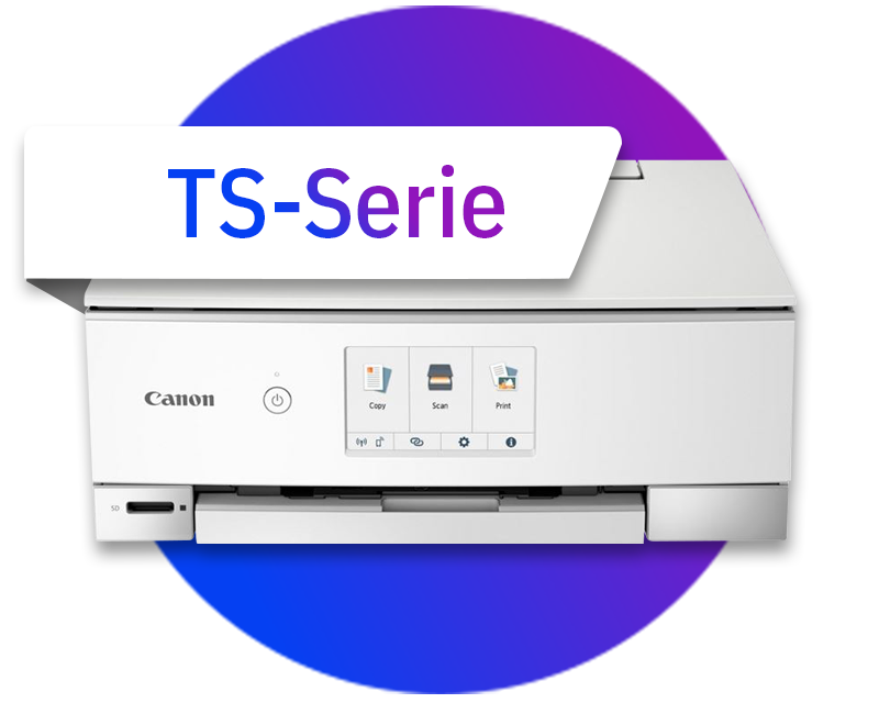 Canon printers with single cartridges (TS series)