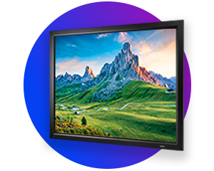 Fixed Frame screen