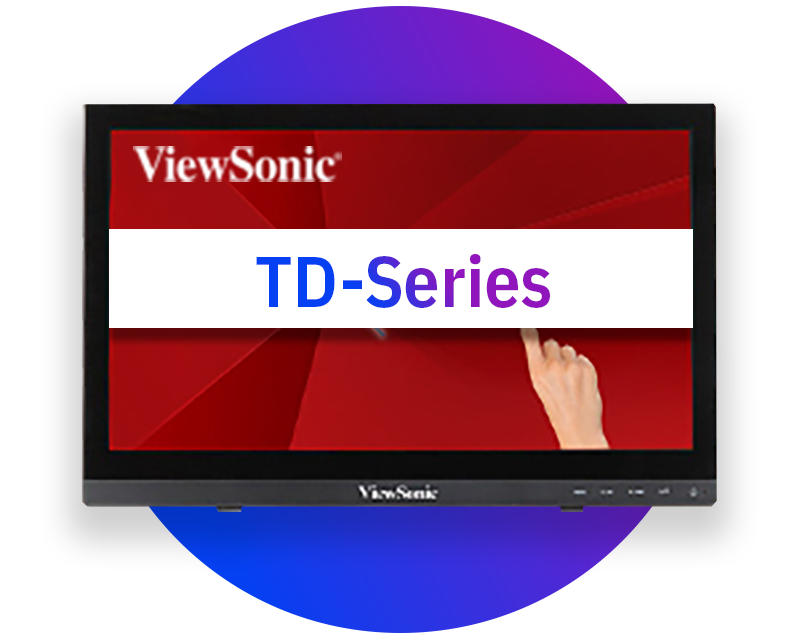 ViewSonic touch monitors (TD-Series)