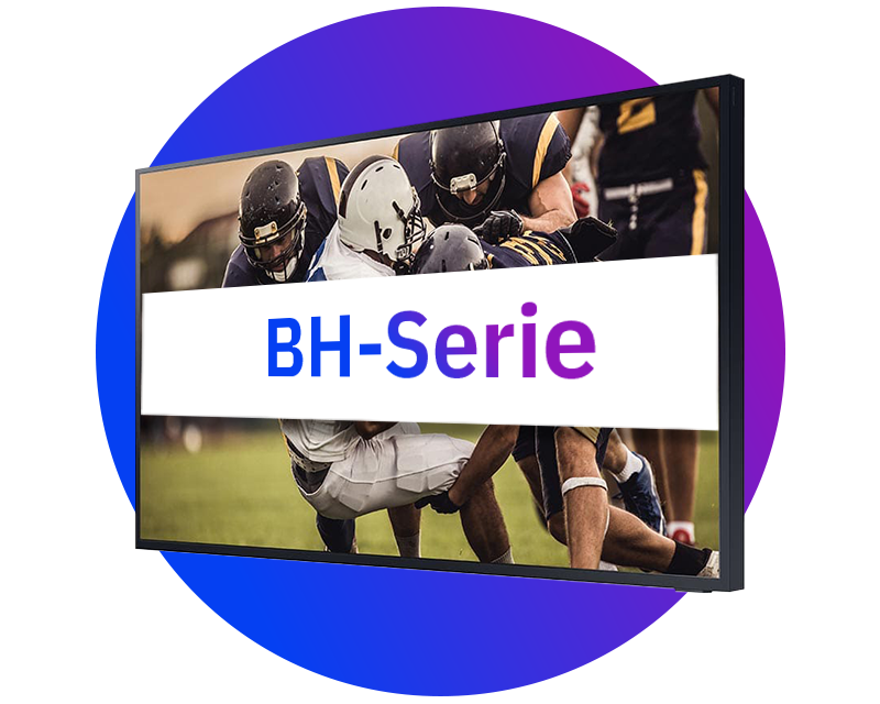 Professional Samsung displays with TV tuner (BH series)