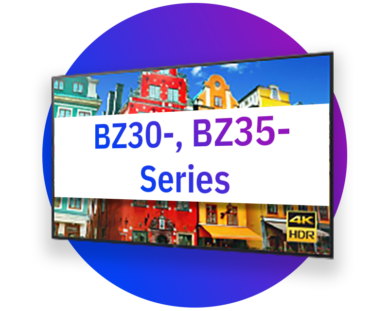 Sony standalone displays (BZ30-, BZ35-Series)