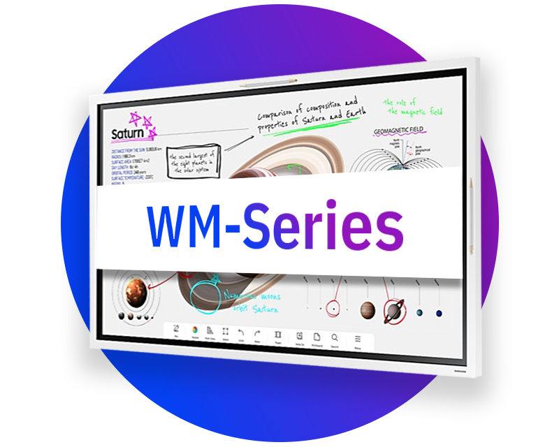 Samsung interactive Flip displays (WM-Series)