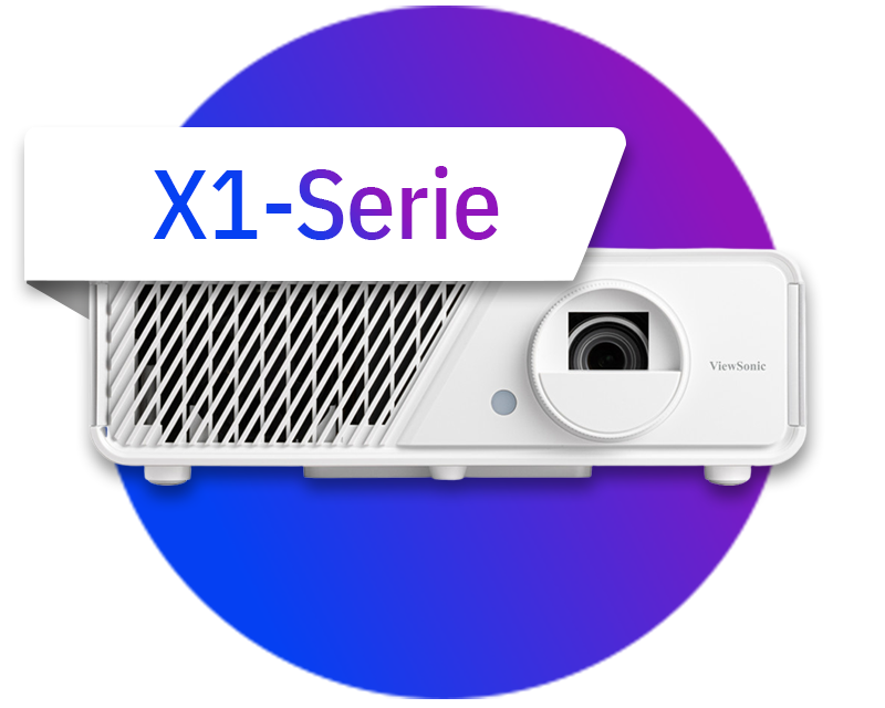 ViewSonic Home Cinema LED Projector (X1 Series)