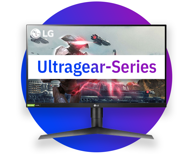 LG gaming monitors (Ultragear-Series)