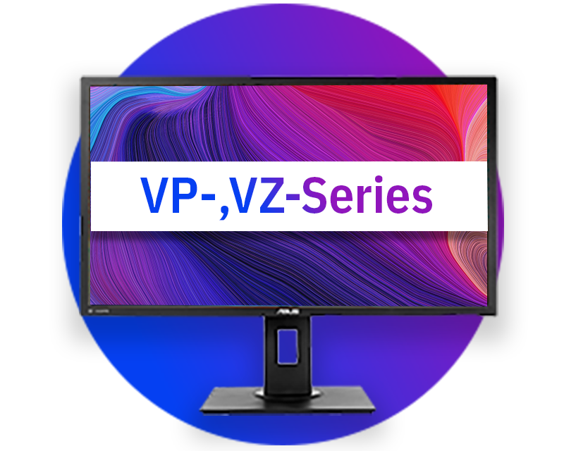 Asus Full HD / UHD monitors (VP, VZ series)