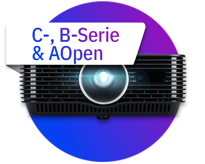 Acer mobile projectors (C-, B-Series & AOpen)