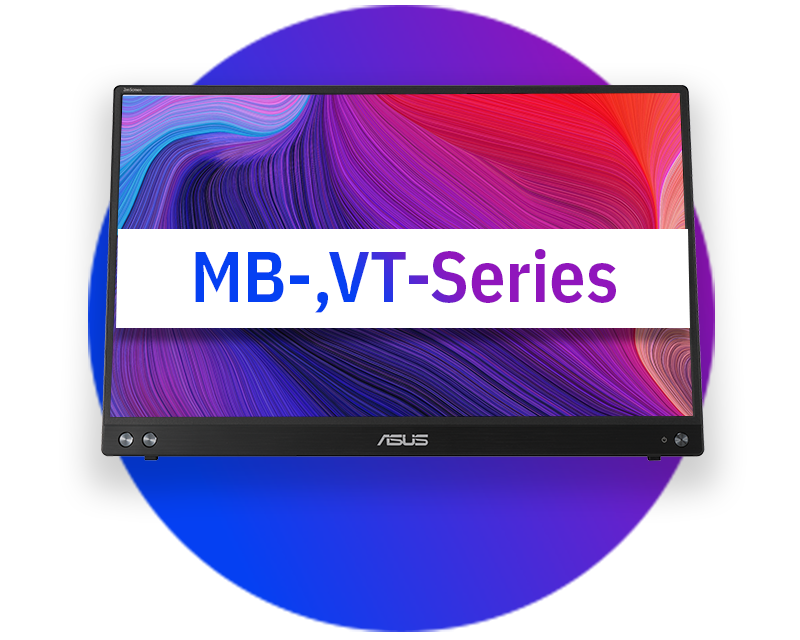 Asus ZenScreen monitors (MB, VT series)
