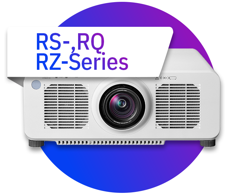 Panasonic 3-chip projectors (RS, RQ, RZ series)